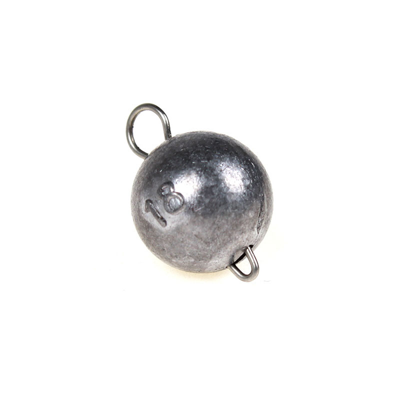 Fishing Lure Jig - 10 Stück Cheburashka Einsatzblei-Sinker, runde Kugelgewichte,