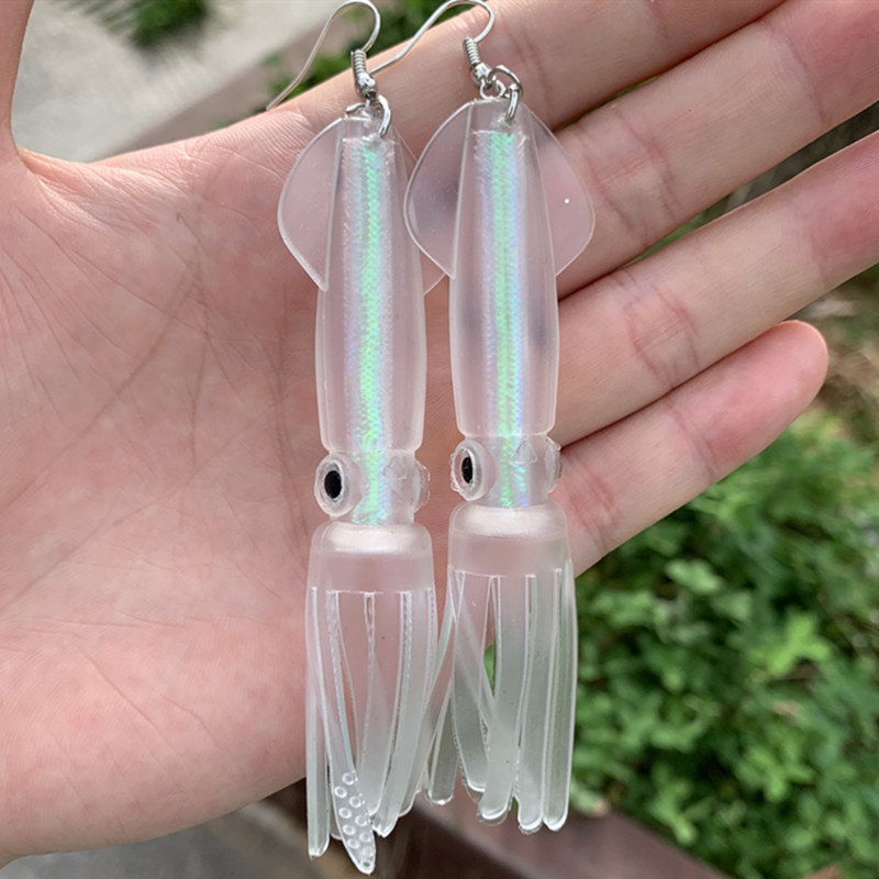 Fishing Lure Soft Plastic - Noctilucence/Color Tube Squid Soft Lure Angelausrüstung