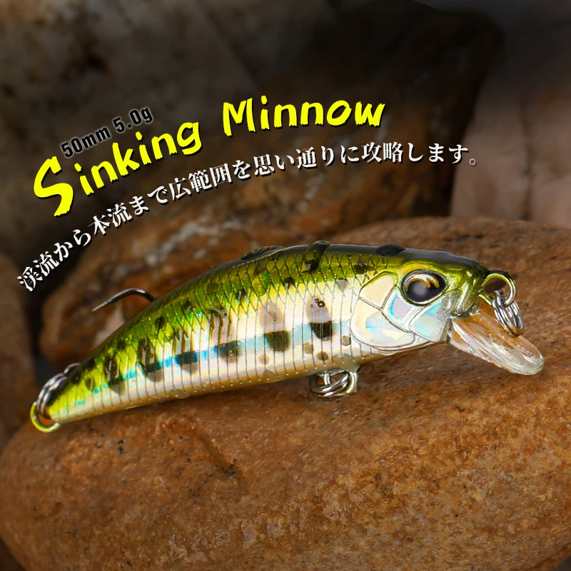 Fishing Lure Crankbait - TSURINOYA Sinkender Minnow Mini Hard Lure