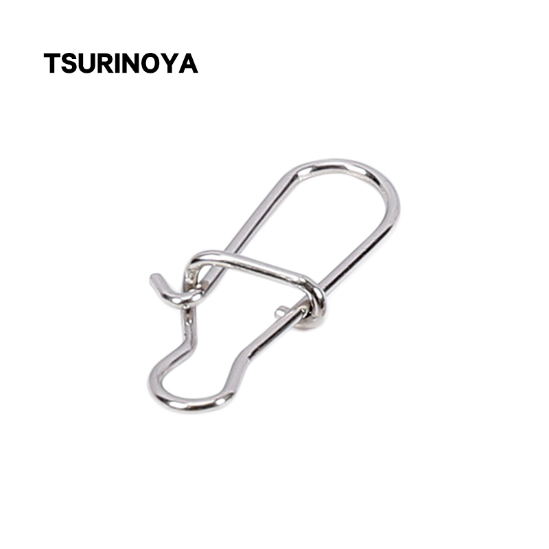 Fishing Lure Accessories - TSURINOYA Edelstahl Angeln Snaps 50PCS Fastlock