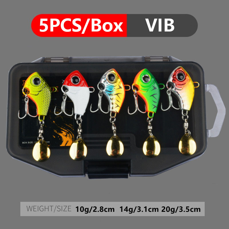 Fishing Lure Blade Bait - 5 PCS In Tackle Box Schwanz