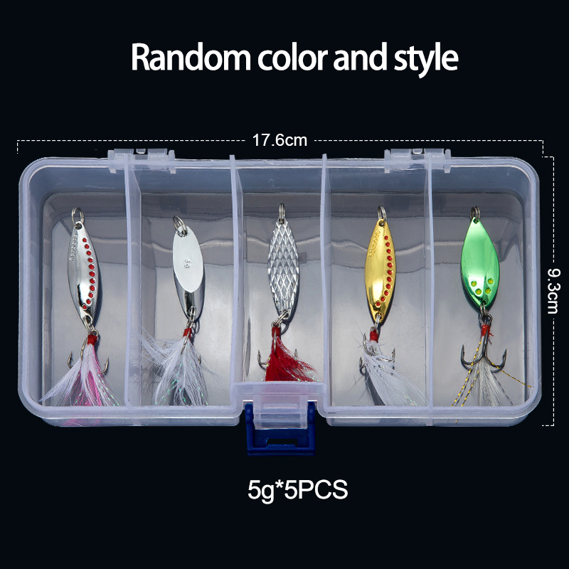 Fishing Lure Spinnerbait - Metalllöffel Spinner Angelköder 5g 7g 10g