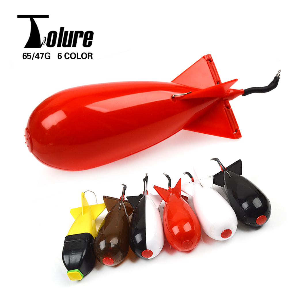 Fishing Lure Topwater - TOLU Angelraketen-Futterspender, große kleine Spod-Bombe, Schwimmer,