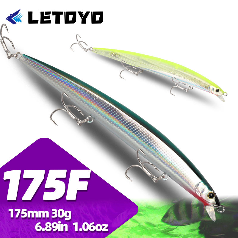 Fishing Lure Topwater - LETOYO 175mm 30g Angelköder Neu Schwimmender