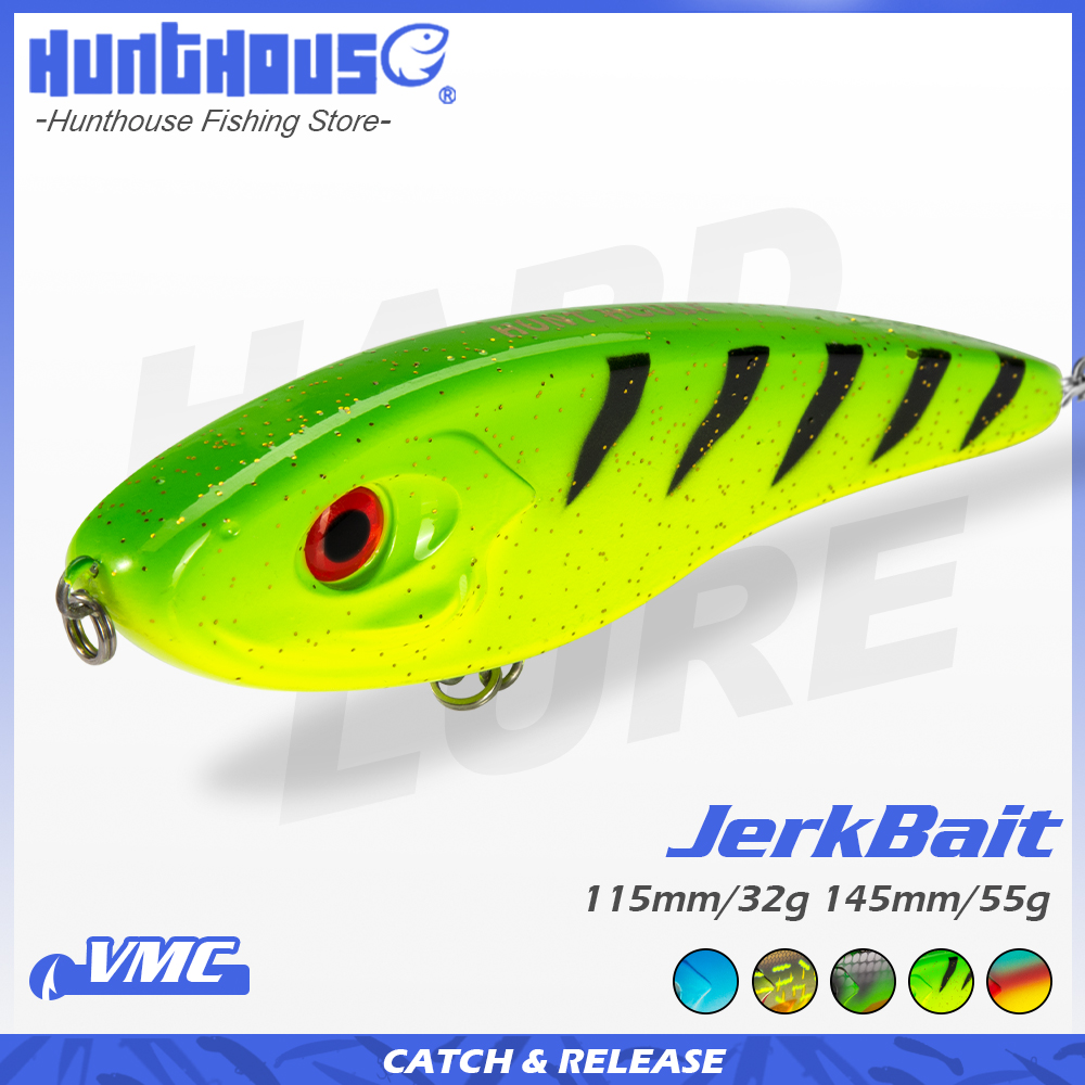 Fishing Lure Jerkbait - Hunthouse Jerkbait Musky Buster Hechtköder 11,5/14,5cm