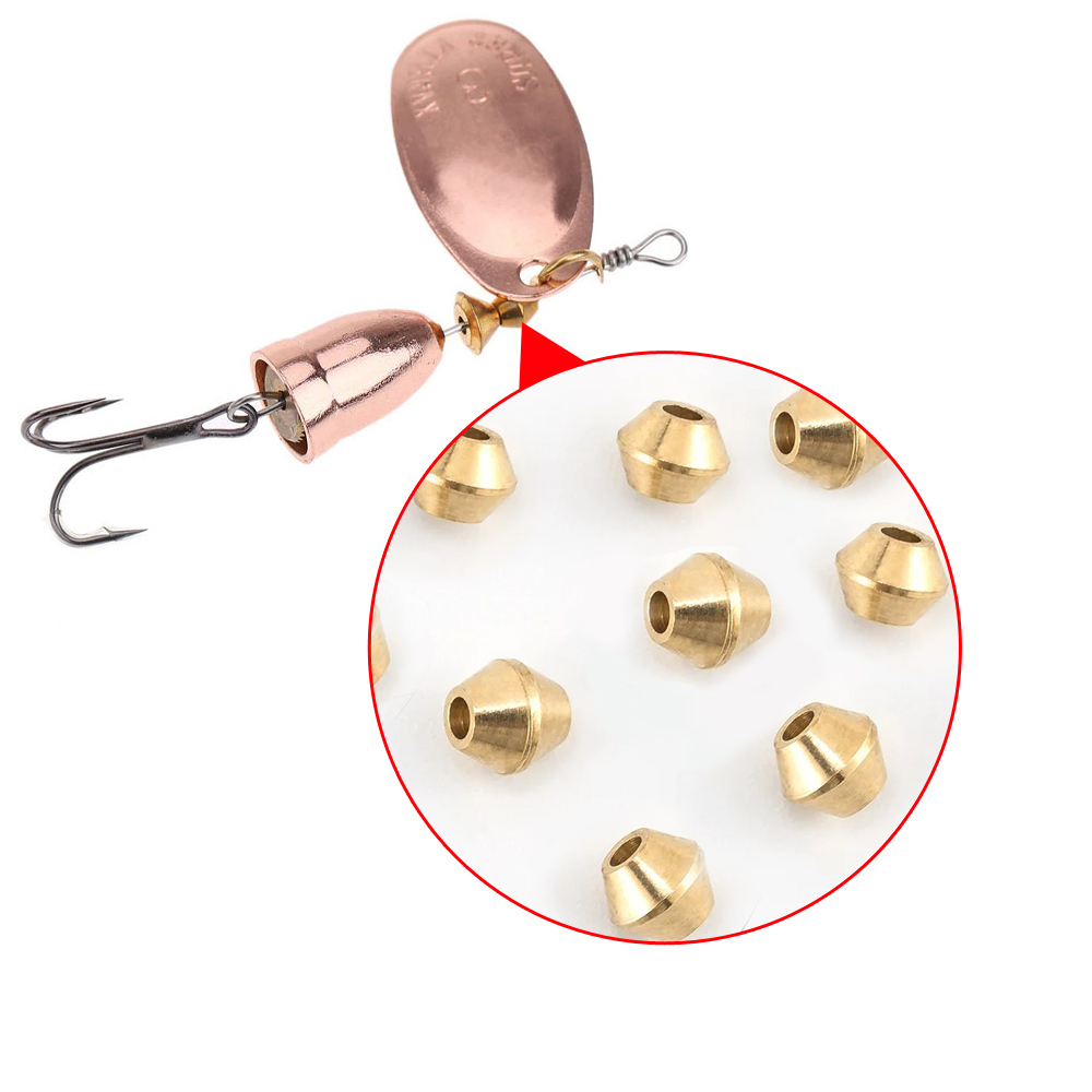 Fishing Lure Spinnerbait - 40 Stück DIY Köder Messing Angeln