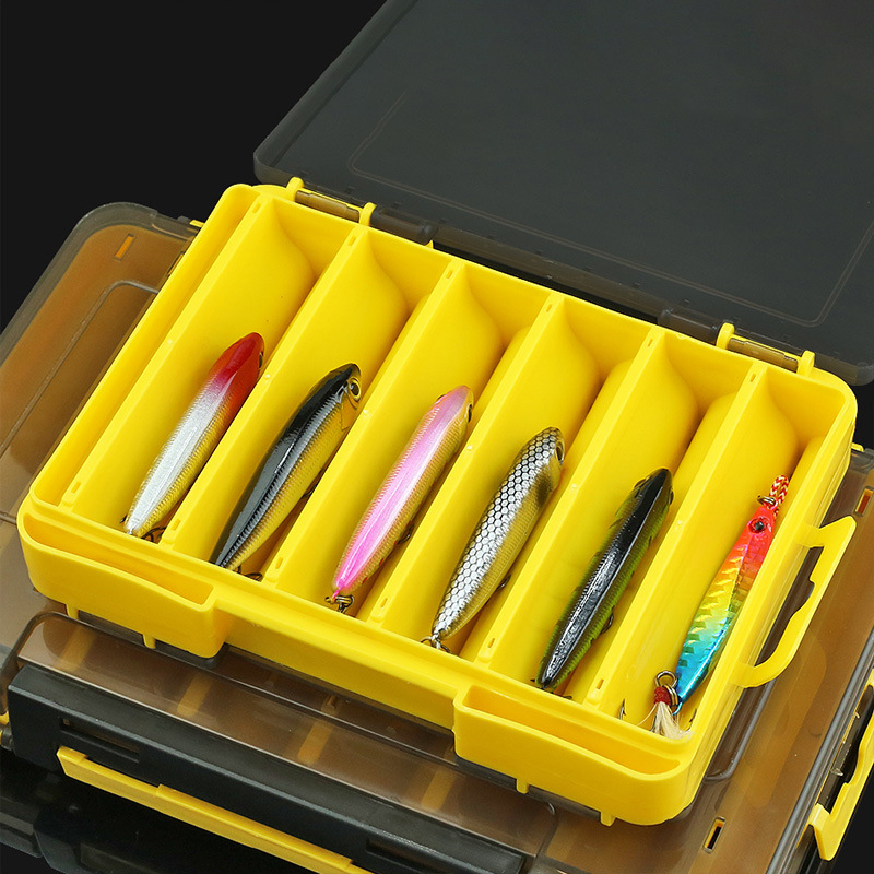Fishing Lure Box - ❤️ Doppelseitige Angelköderboxen, 12 Fächer Angelzubehör-Organizer