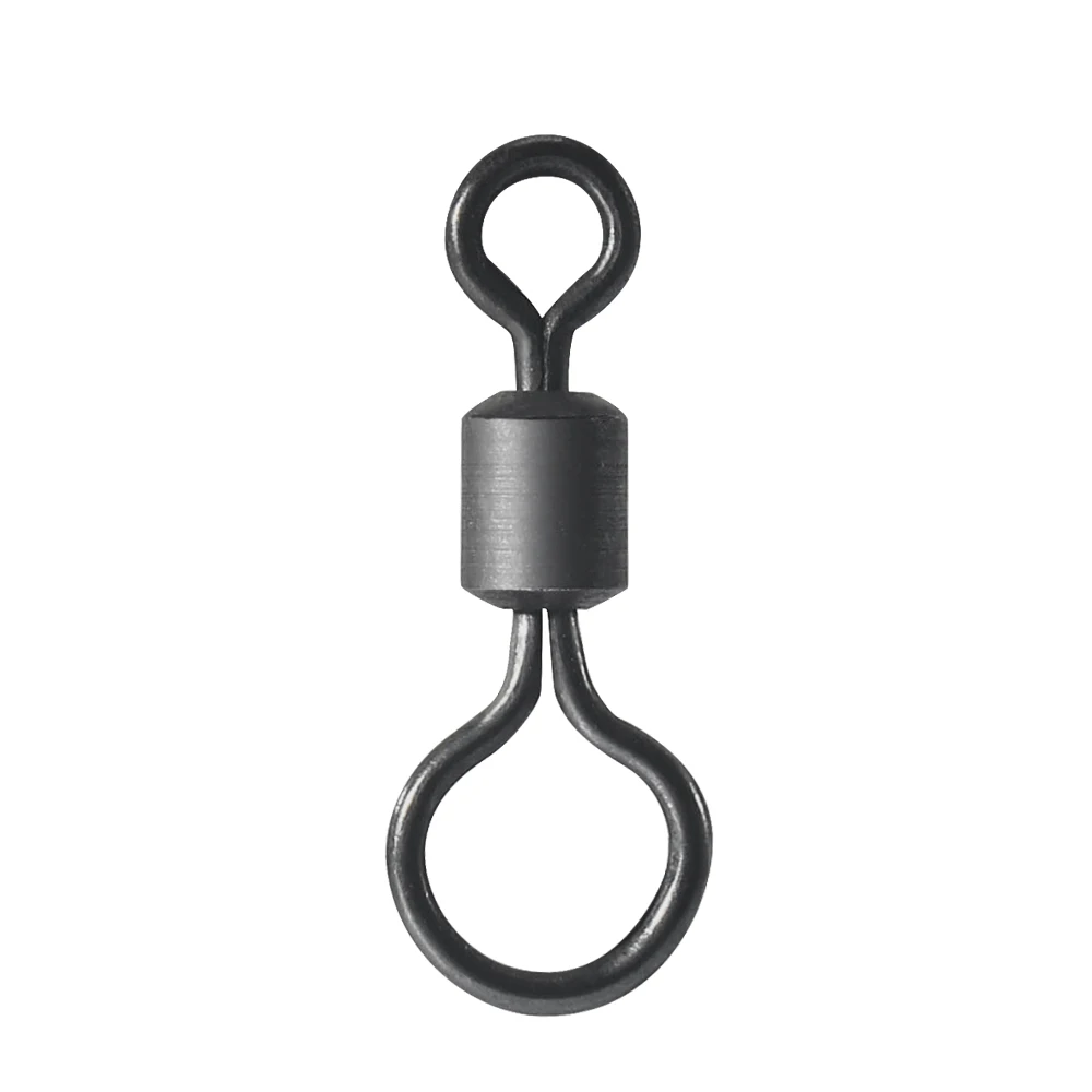 Fishing Lure Accessories - 100 Stück Karpfenangel-Wirbel mit Großem Öhr,