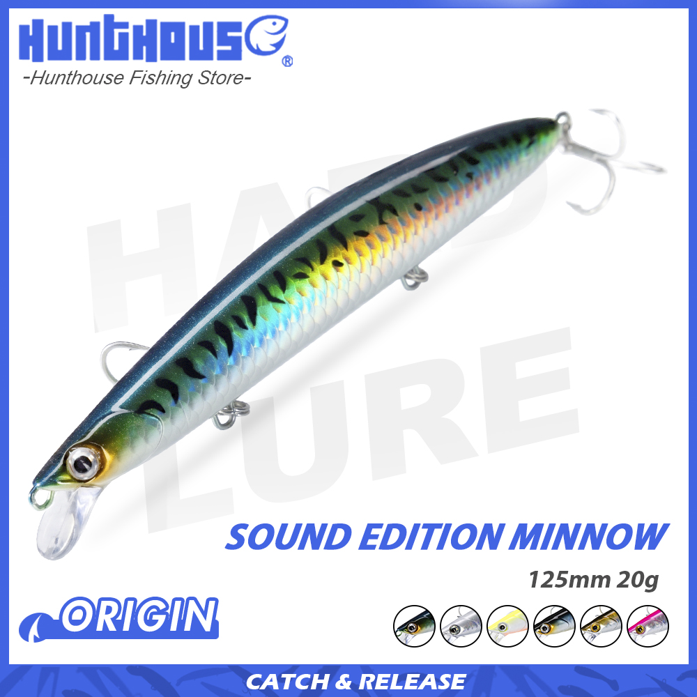 Fishing Lure Topwater - Hunthouse Sound Edition Minnow Angelköder 125