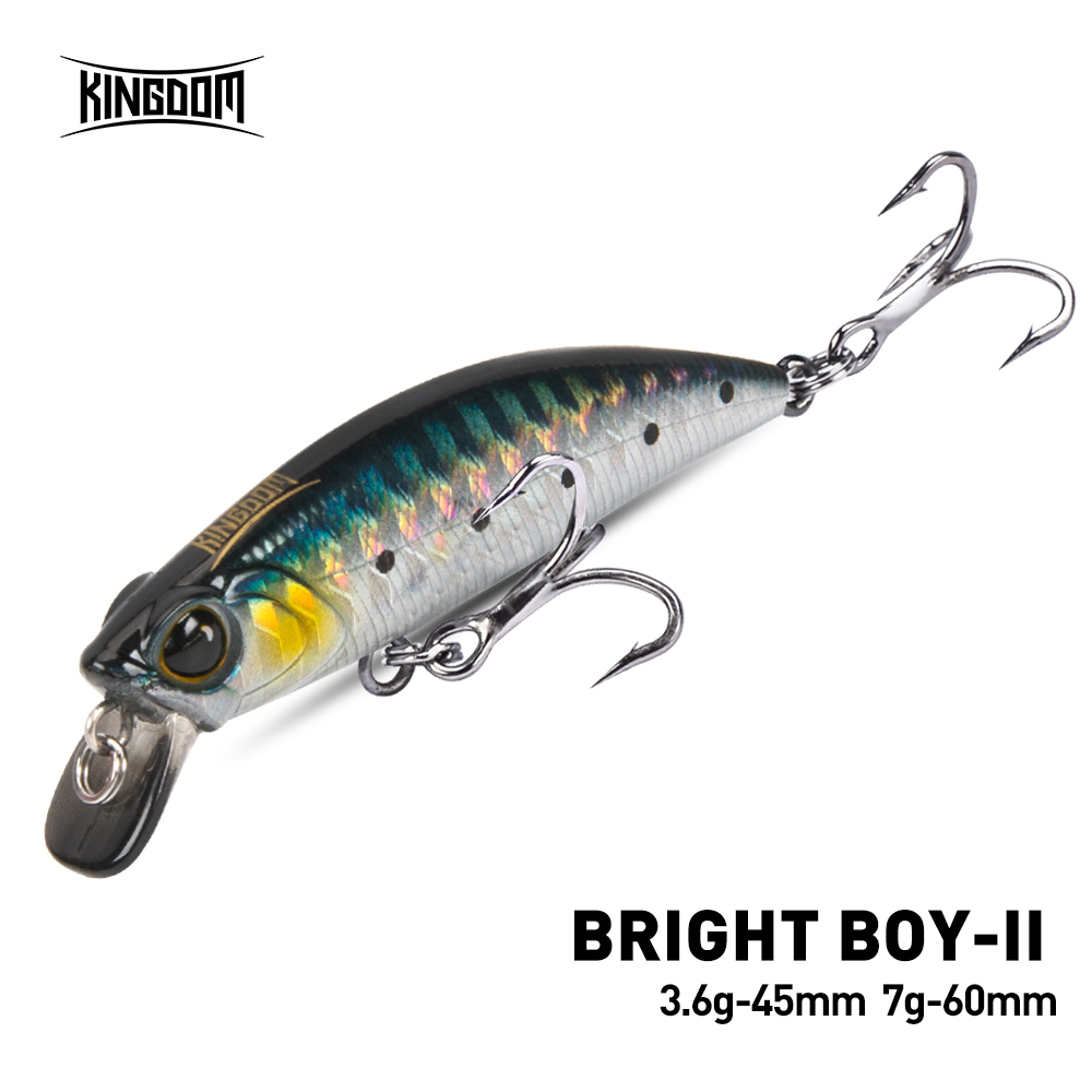 Fishing Lure Crankbait - Kingdom Sinking Minnow Angelköder, 45 mm,