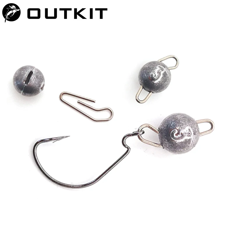 Fishing Lure Accessories - OUTKIT 10 teile/los Blei Kopf Platinen