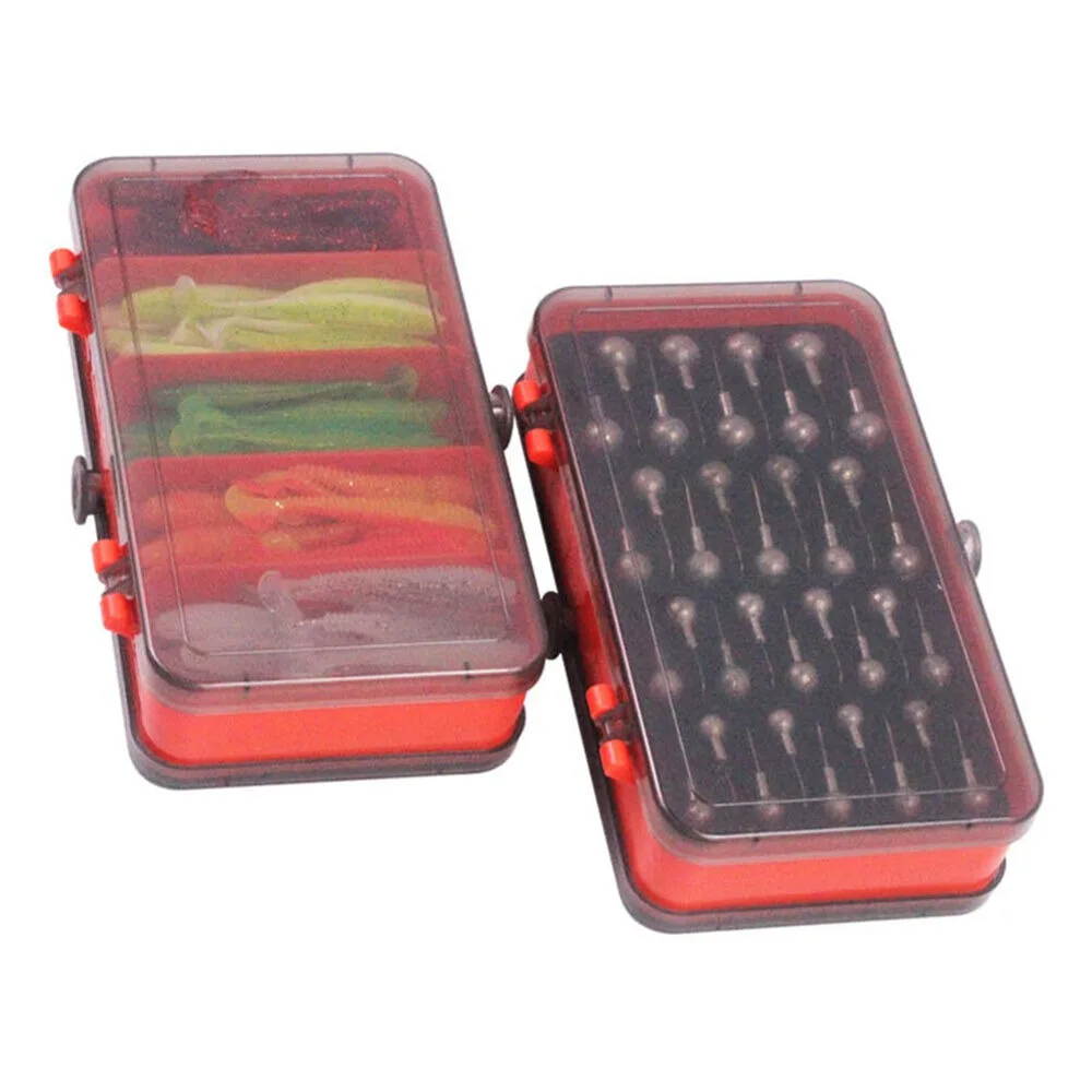 Fishing Lure Jig - Tragbare doppelseitige Köderbox für Crank-Jig-Köpfe und