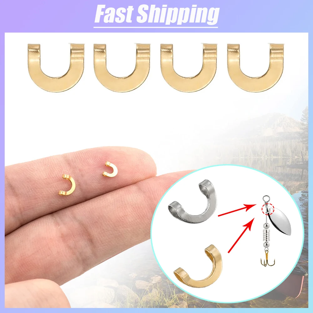 Fishing Lure Spinnerbait - 100 stücke Angeln U Förmigen Festen