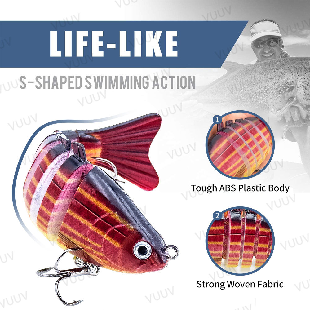 10 Stück Multi-Joint Swimbait  – Fishing Lure Swimbait Bewertung und Preis
