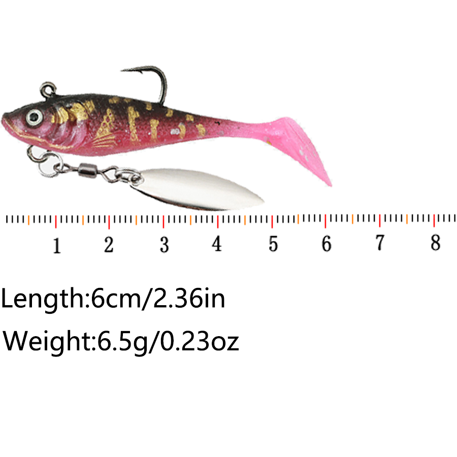 5 Stück T-Tail Softbait Kunstk – Fishing Lure Swimbait Bewertung und Preis