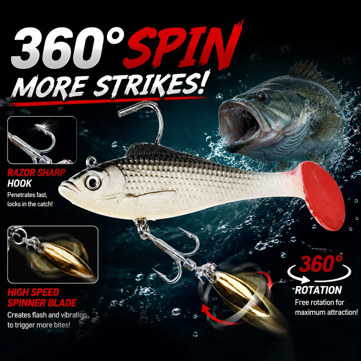 MEREDITH Spinning-Köder 10cm 1 – Fishing Lure Blade Bait Bewertung und Preis