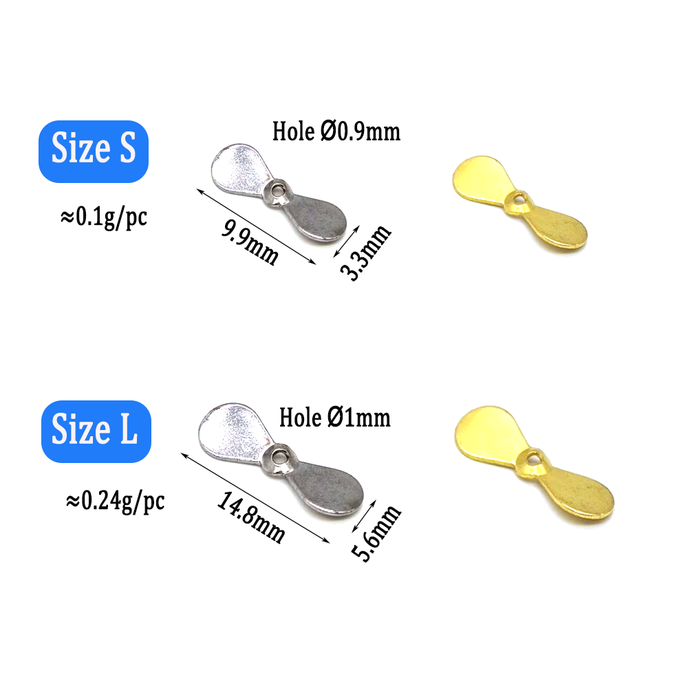 Wifreo 40 stücke Turbo Propell – Fishing Lure Blade Bait Bewertung und Preis