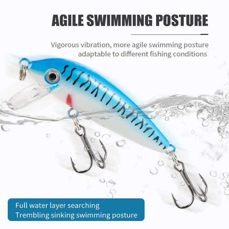 LUSHAZER Sinking Minnow Baits  – Fishing Lure Crankbait Bewertung und Preis