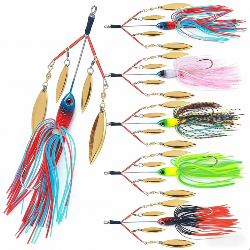 13CM22g Köder mit rotierendem  – Fishing Lure Blade Bait Bewertung und Preis