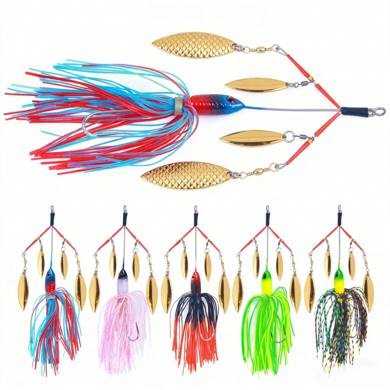 13CM22g Köder mit rotierendem  – Fishing Lure Blade Bait Bewertung und Preis