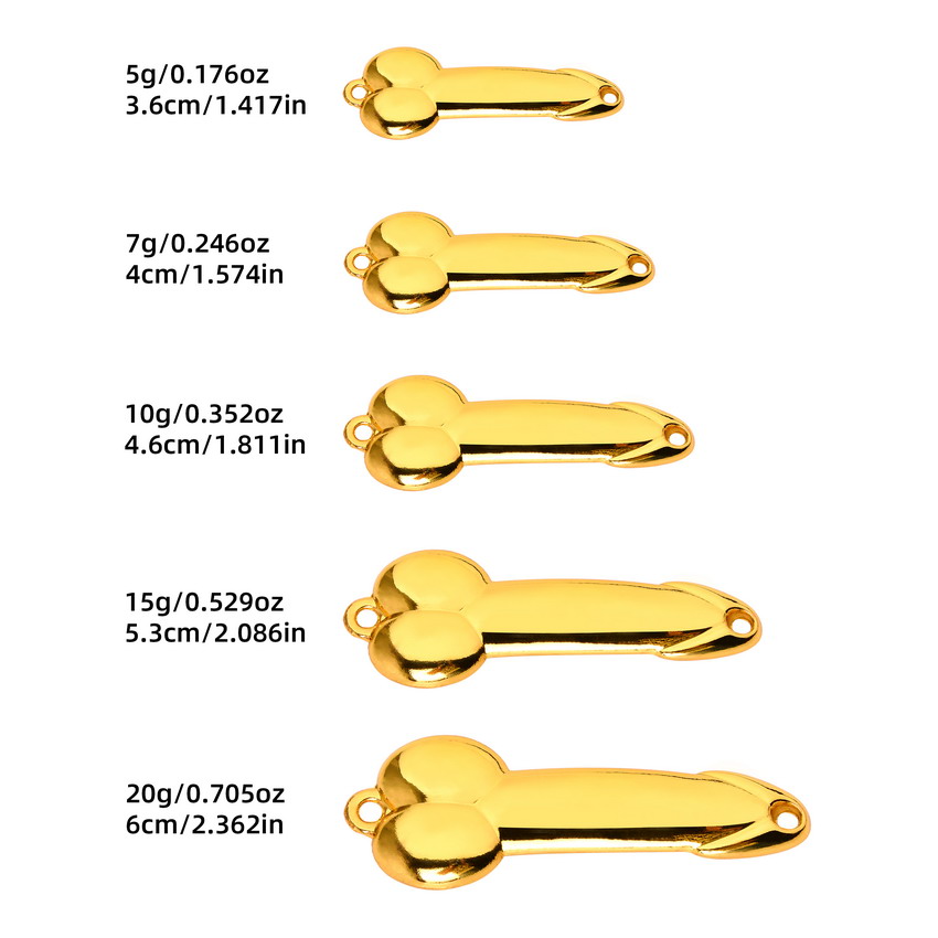 Metall löffel Penis form Angel – Fishing Lure Spinnerbait Bewertung und Preis