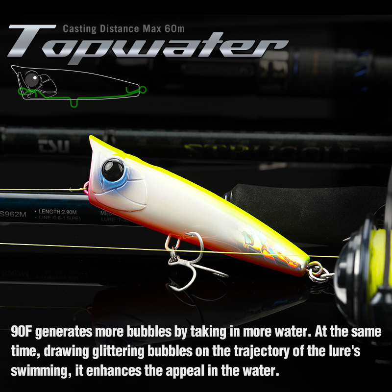 TSURINOYA 90mm 23g Topwater Po – Fishing Lure Topwater Bewertung und Preis
