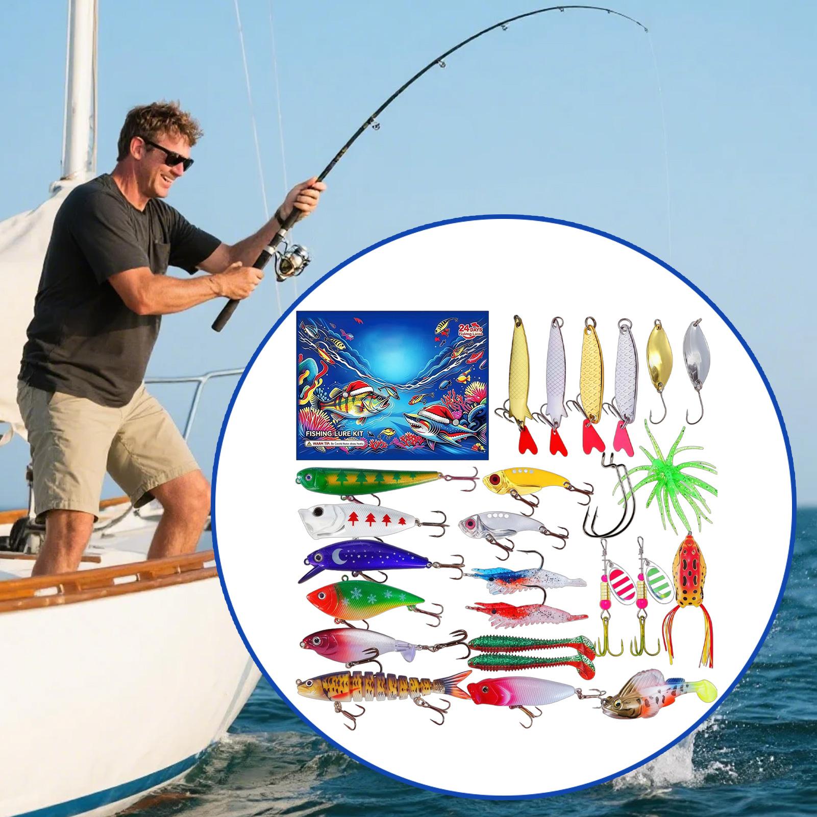 2026 Weihnachts-Countdown-Kale – Fishing Lure Kit Bewertung und Preis