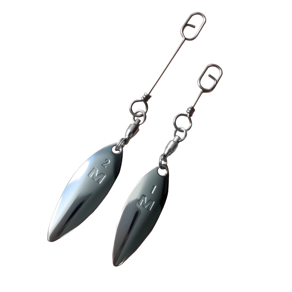 10 stücke Willowleaf Klingen S – Fishing Lure Blade Bait Bewertung und Preis