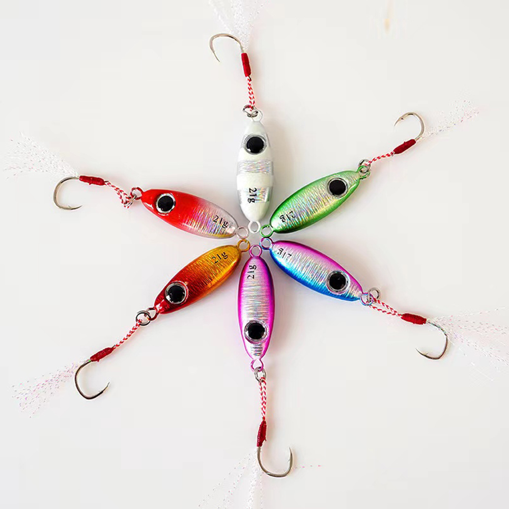 6 stücke Micro Metall Jigging  – Fishing Lure Spoon Bewertung und Preis