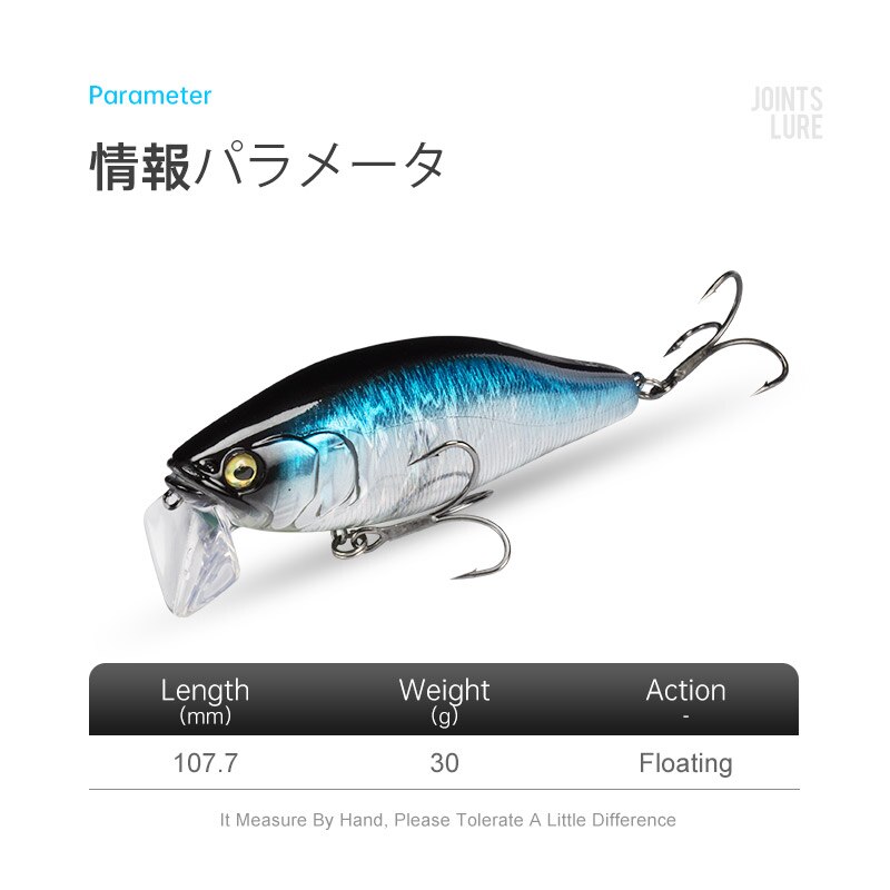 I-JACK Minnow Angelköder, 107, – Fishing Lure Topwater Bewertung und Preis