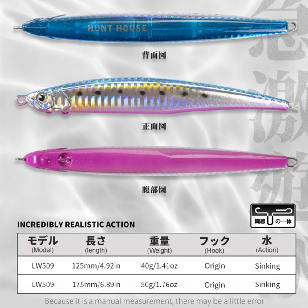 Hunthouse Jerk Press Bait Sink – Fishing Lure Jerkbait Bewertung und Preis