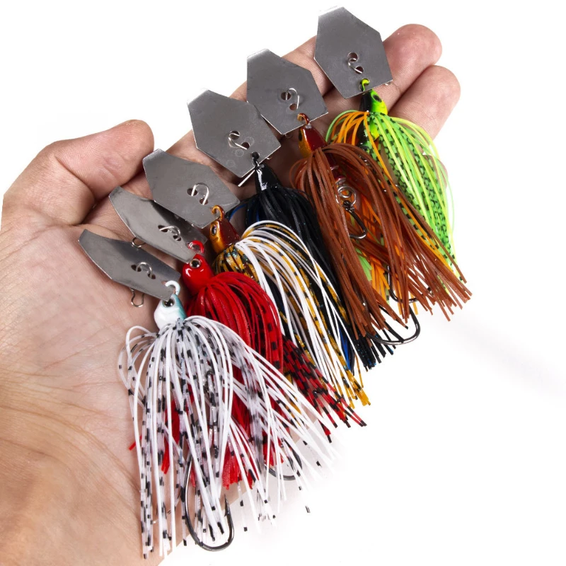 6 Teile/satz Chatterbait Angel – Fishing Lure Spinnerbait Bewertung und Preis