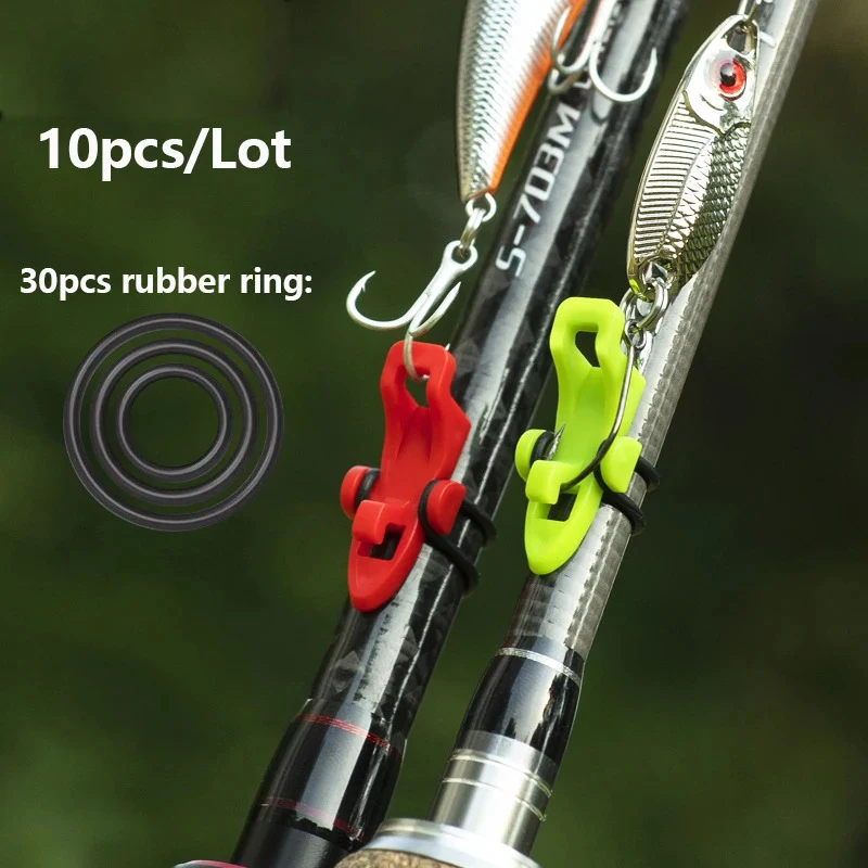 10 Stück Angelruten-Hakenhalte – Fishing Lure Jig Bewertung und Preis
