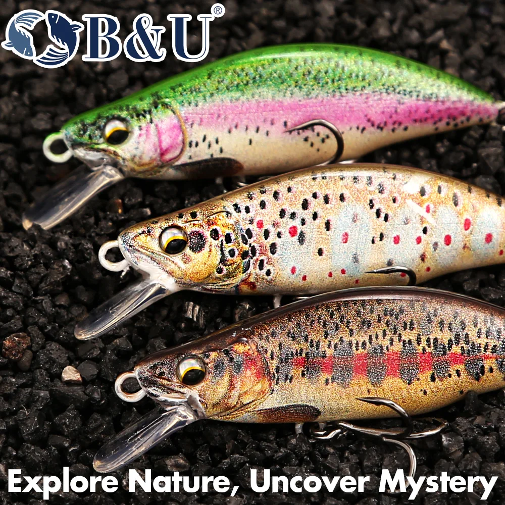 B&U Forellenmuster, harter Köd – Fishing Lure Swimbait Bewertung und Preis