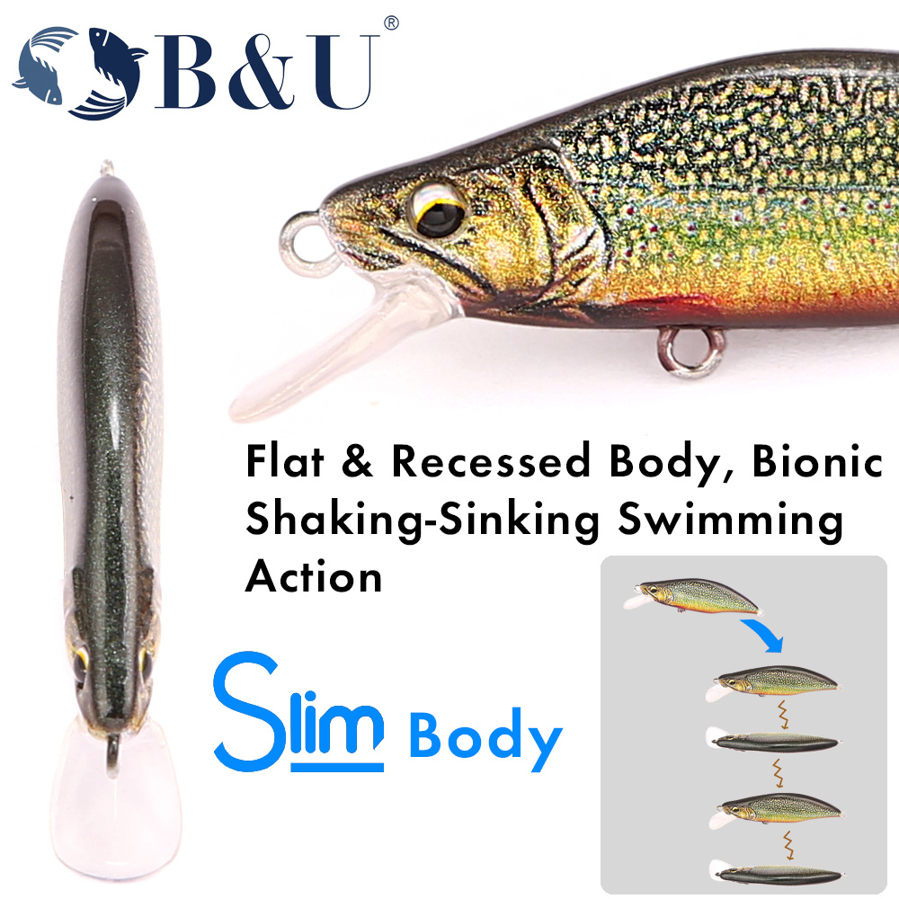 B&U Forellenmuster, harter Köd – Fishing Lure Swimbait Bewertung und Preis