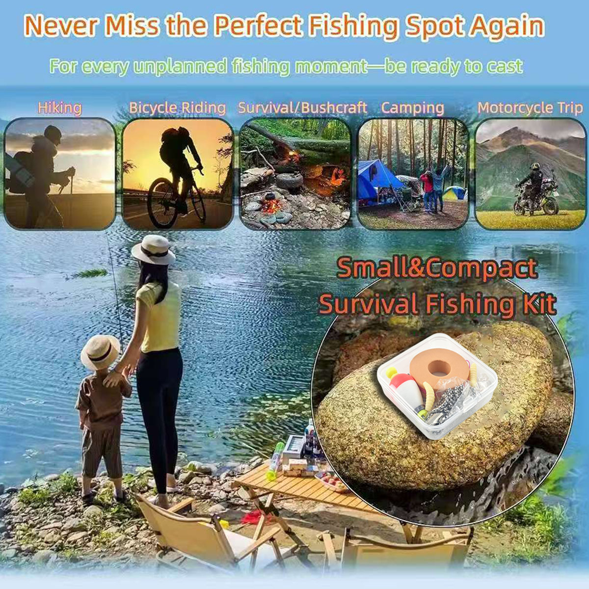 Tragbares Notfall-Angelset, tr – Fishing Lure Making Kit Bewertung und Preis