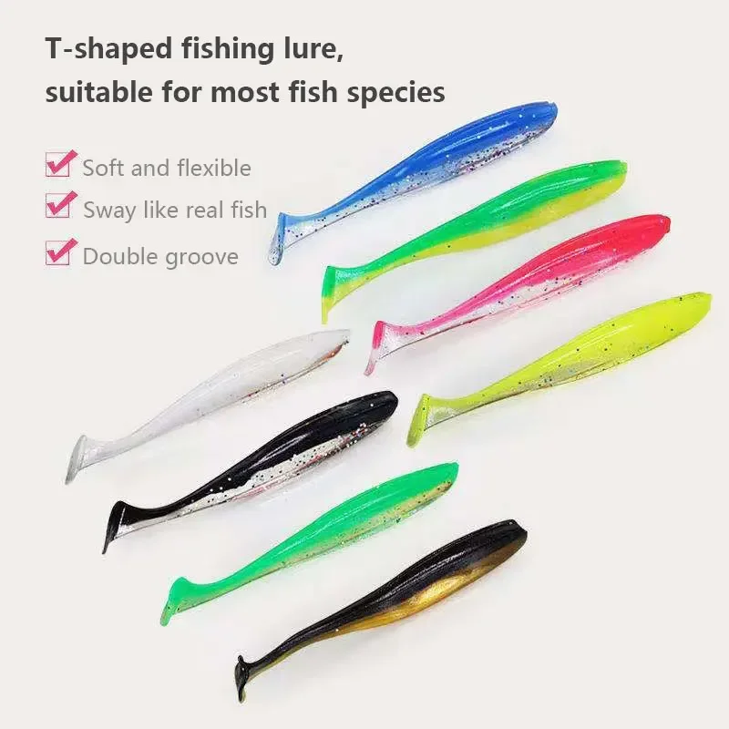 SHIQIAN 50 Stück weiche Angelk – Fishing Lure Soft Plastic Bewertung und Preis