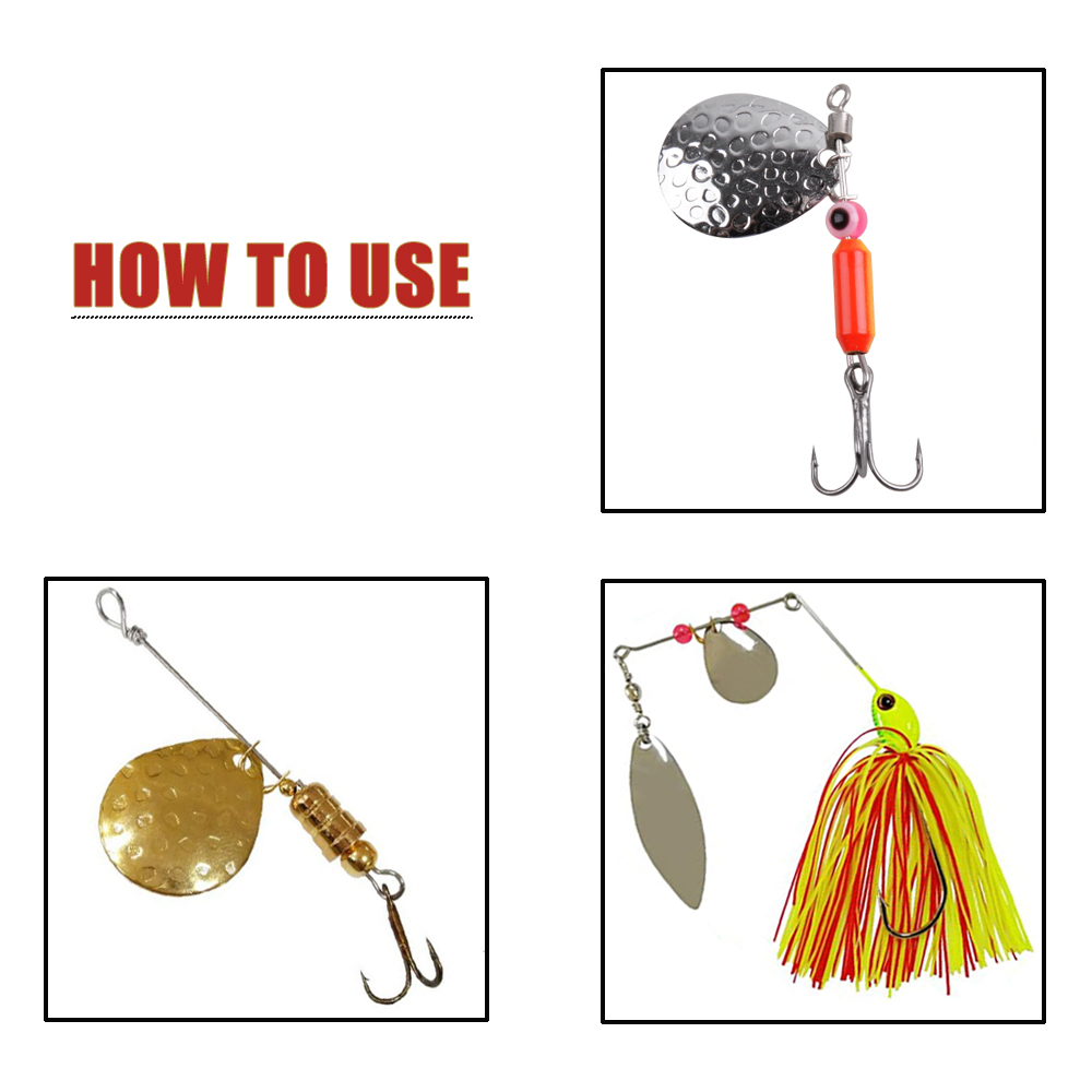 50Pcs Angeln Locken Spinner Kl – Fishing Lure Buzzbait Bewertung und Preis