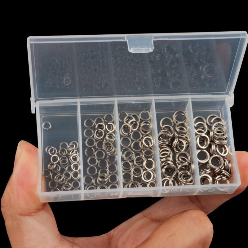 200 Stück 5 Größen Hochfeste E – Fishing Lure Accessories Bewertung und Preis