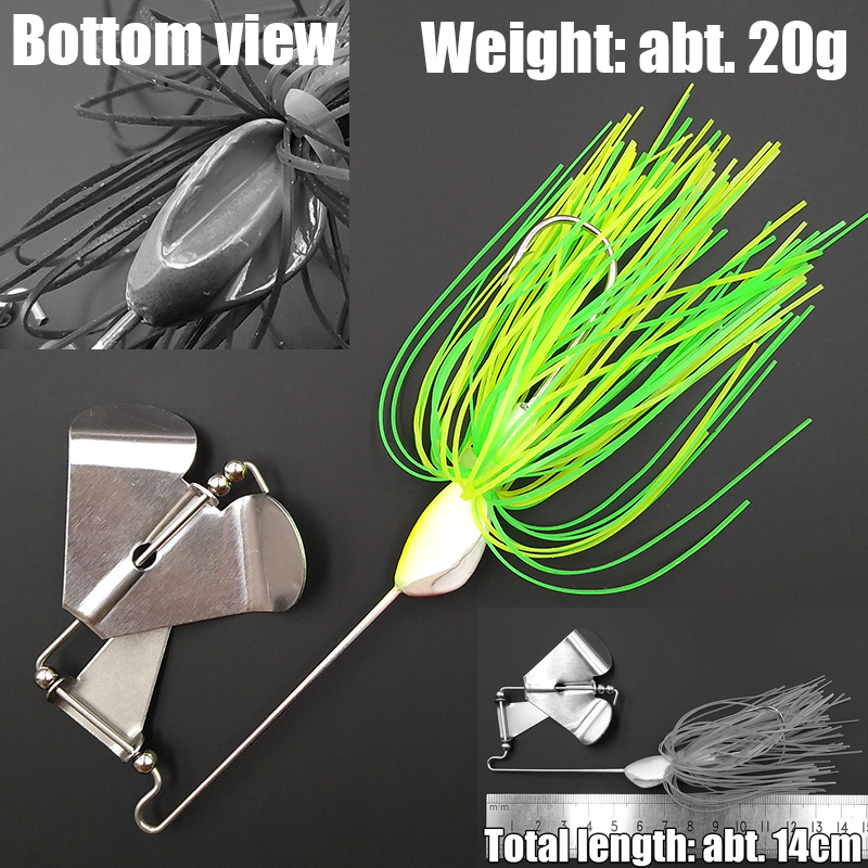 Wusanban Lunker Spinner Baits  – Fishing Lure Buzzbait Bewertung und Preis