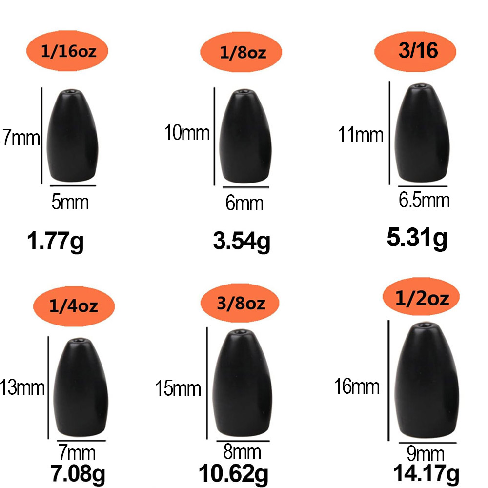 Angelgewichte aus Wolframstahl – Fishing Lure Jig Bewertung und Preis