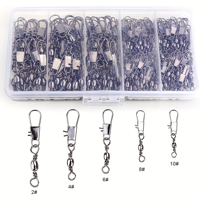 50/200 Stück Barrel-Snap-Wirbe – Fishing Lure Accessories Bewertung und Preis