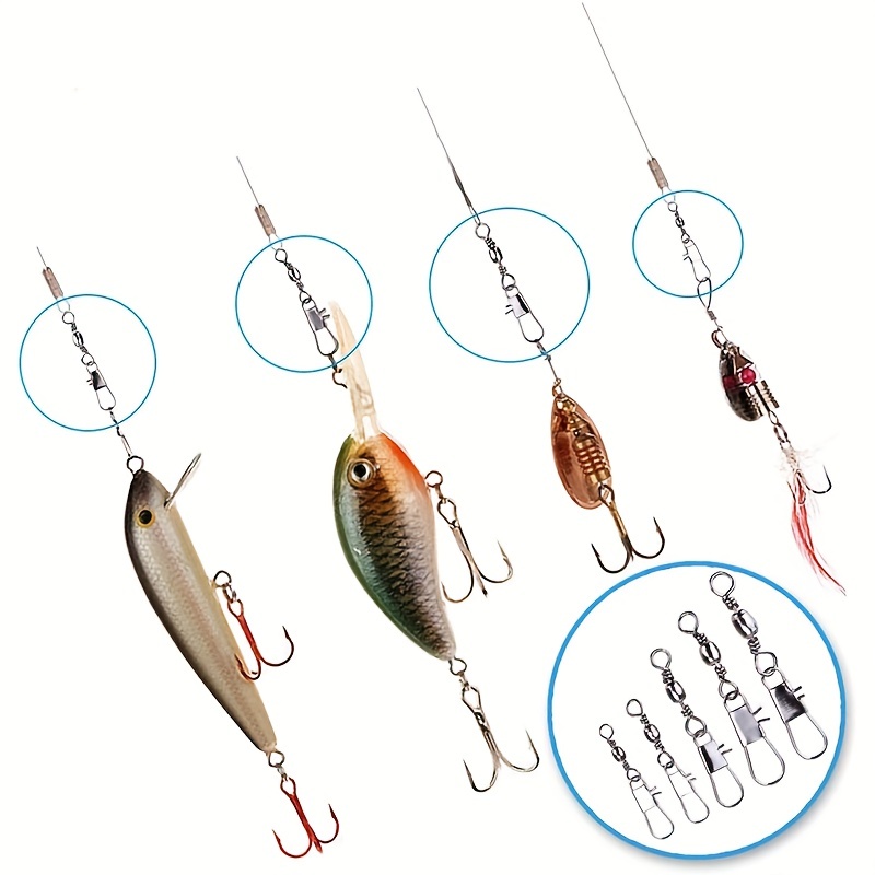 50/200 Stück Barrel-Snap-Wirbe – Fishing Lure Accessories Bewertung und Preis