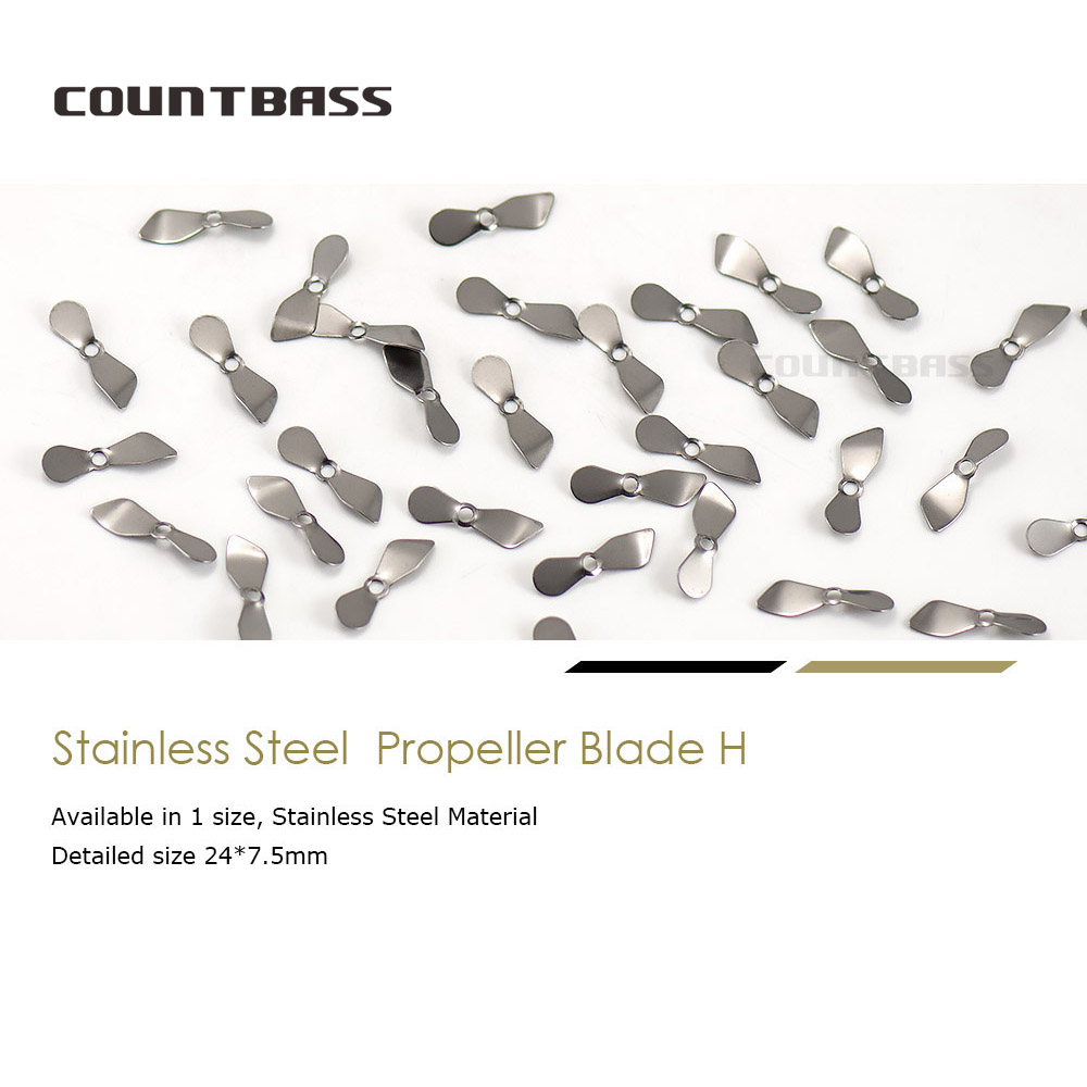 Countbass 50 Stück Edelstahl-P – Fishing Lure Blade Bait Bewertung und Preis